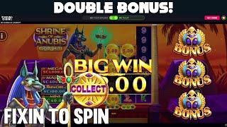 DOUBLE BONUS! **NEW GAME** Shrine of Anubis on Chumba Casino