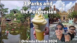 Walt Disney World Vlog | Day 15 | 3 Parks 1 Day | Tiana's | Polynesian Resort | World Showcase