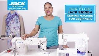 Class 25 - How to use the sewing machine JACK 9100BA - for beginners Part 1