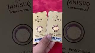 1 Gram Tanishq Gold Coin #shorts