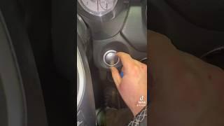 Mercedes hidden key slot behind push button.. just for anyone not aware!