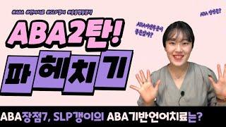 언어치료/추천/ABA 응용행동분석 프로그램 파헤치기2탄