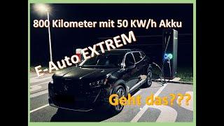 E-Auto EXTREM: 800km mit dem Elektroauto-Kleinwagen Peugeot e-2008