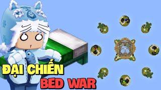 Meowpeo và trận chiến Bed War nảy lửa trong Mini World | Mini Game