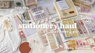 huge stationery haul 2022 ft. stationery pal | cute & pastel 
