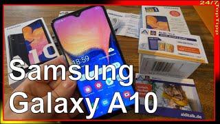 ALDI Angebot Samsung Galaxy A10 Handy  Vorstellung [ erstes einschalten ] 24/7 Top Tipp Review