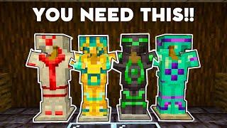 Minecraft ARMOR TRIMS: How to GET CUSTOM ARMOR in Minecraft 1.20 Bedrock and Java!