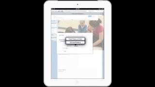 upload a picture from iPad to web site