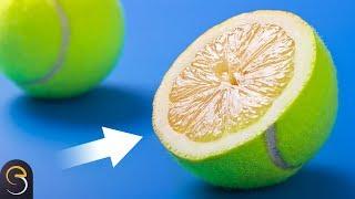 Photoshop Manipulation: Lemon Tennis Ball