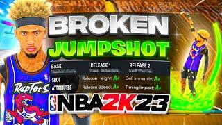 *NEW* BEST JUMPSHOT IN NBA 2K23! FASTEST 100% GREENS JUMPSHOT!