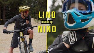 Lino coaching the G.O.A.T Nino Schurter | Bike Kingdom Park