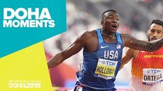 Grant Holloway's Hurdles Gold | World Athletics Championships 2019 | Doha Moments