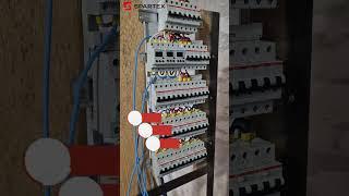 ЭЛЕКТРИЧЕСКИЙ ШКАФ. УКЛАДКА ПРОВОДОВ | SPARTEX | #кирпич #строительство #дома#дом