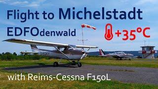  Flight to Michelstadt with a Reims-Cessna F150L