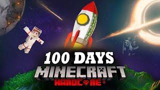 100 DAYS ON A ROCKET IN THE ABANDONED SPACE IN MINECRAFT!