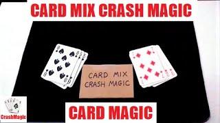 Card Mix Crash Magic Card Trick Performance