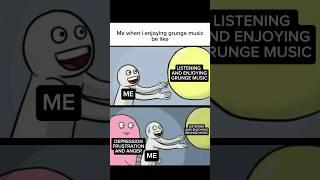 Is grunge music about depression? #grunge #nirvana #soundgarden #pearljam #shorts