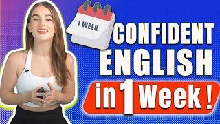 Get Confident in Speaking English in Just 1 Week! Try This Simple, Powerful Exercise! ️