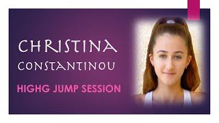 Christina Constantinou. High Jump Session