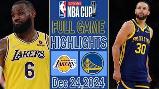 Golden State Warriors vs Los Angeles Lakers Full Game Highlights Dec 24,2024 | NBA Highlights Today