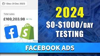 [Guide] Simple Facebook Ad Strategy For Dropshipping 2024 - Testing Phase