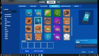 Fortnite Creative  dev inventory