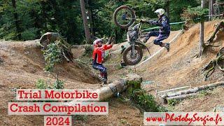 Trial Motorbike Crash Compilation 2024