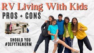 Pros + Cons of RV Living With Kids