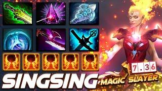 SingSing Lina Magic Slayer - Dota 2 Pro Gameplay [Watch & Learn]