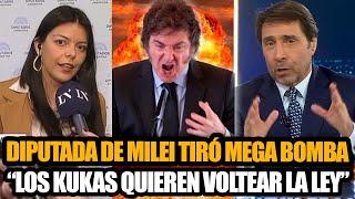 DIPUTADA DE MILEI EMILIA OROZCO TIRÓ MEGA BOMBA CON FEINMANN "LOS K QUIEREN VOLTEAR LA LEY BASES"