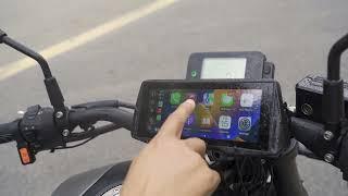 Spedal -NaviCam -CL876 Motorcycle Smart Screen - Waterproof test