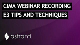 CIMA E3 Exam Tips And Techniques: Astranti Webinar Recording