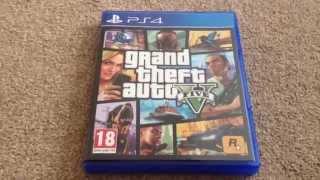 GTA V (playstation 4) unboxing
