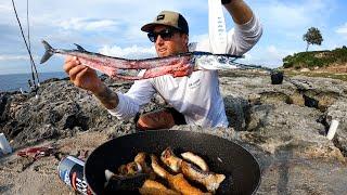 CATCH AND COOK on the rocks BEST BREAKFAST EVER