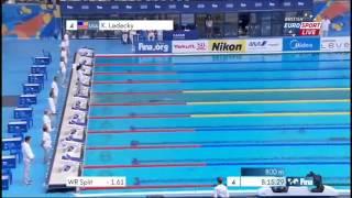 Katie Ledecky NEW World Record 1500m Freestyle World Championships ЧМ по плаванию 2015