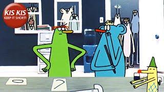 Animated short film on conflict resolution | Elbow room - by Diane Obomsawin