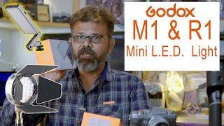 Godox RGB Mini Creative Light R1 & M1 Unboxing & hands on review || #godox