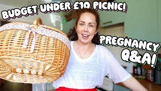 BUDGET SUMMER PICNIC & PREGNANCY Q&A | Aldi Ingredients Budget Picnic For Under £10