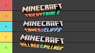 I Ranked Every Minecraft Update!