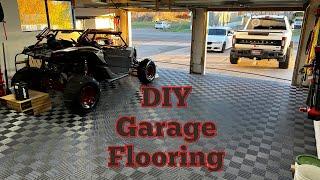 Dream Garage Build Part 2 / Half Price RaceDeck Garage Floor / Installation and Review