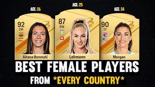 BEST FEMALE FOOTBALLERS FROM DIFFERENT COUNTRIES!  | FT. Lehmann, Bonmatí, Morgan...