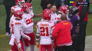 Travis Kelce trolls Justin Tucker during warmups, altercation ensues 