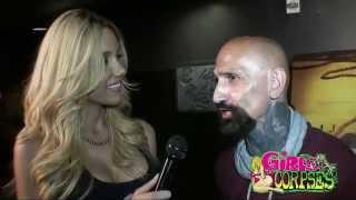 Miss Dahlia Elliot and Corpsy interview actor Robert LaSardo at The Human Centipede 3 premiere