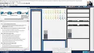 11.10.2 Packet Tracer - Design and Implement a VLSM Addressing Scheme - Physical Mode