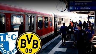 Massen-Klopperei an einem verlassenem Bahnhof... (200x Magdeburg vs. 300x Dortmund)