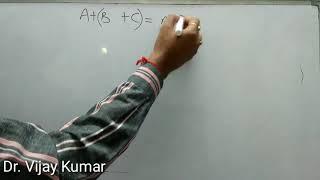 Boolean Algebra, Commutative Law, Distributive Law, Associative Law