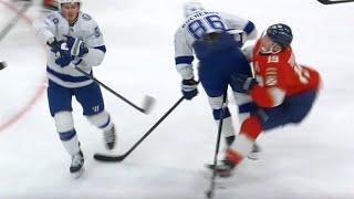 Nikita Kucherov Ejected For Kneeing Matthew Tkachuk