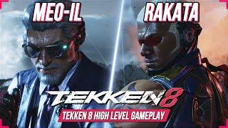 TEKKEN 8  Meo-IL (#1VICTOR) vs Rakata (RAVEN) Aggressive Gameplay  T8 Ranked Match 