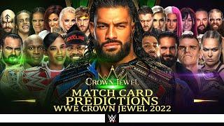 WWE Crown Jewel 2022 - Early Card [v2]