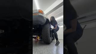 Installing my Suspension Lift on my Land Cruiser!!!  #shorts #diy #automobile